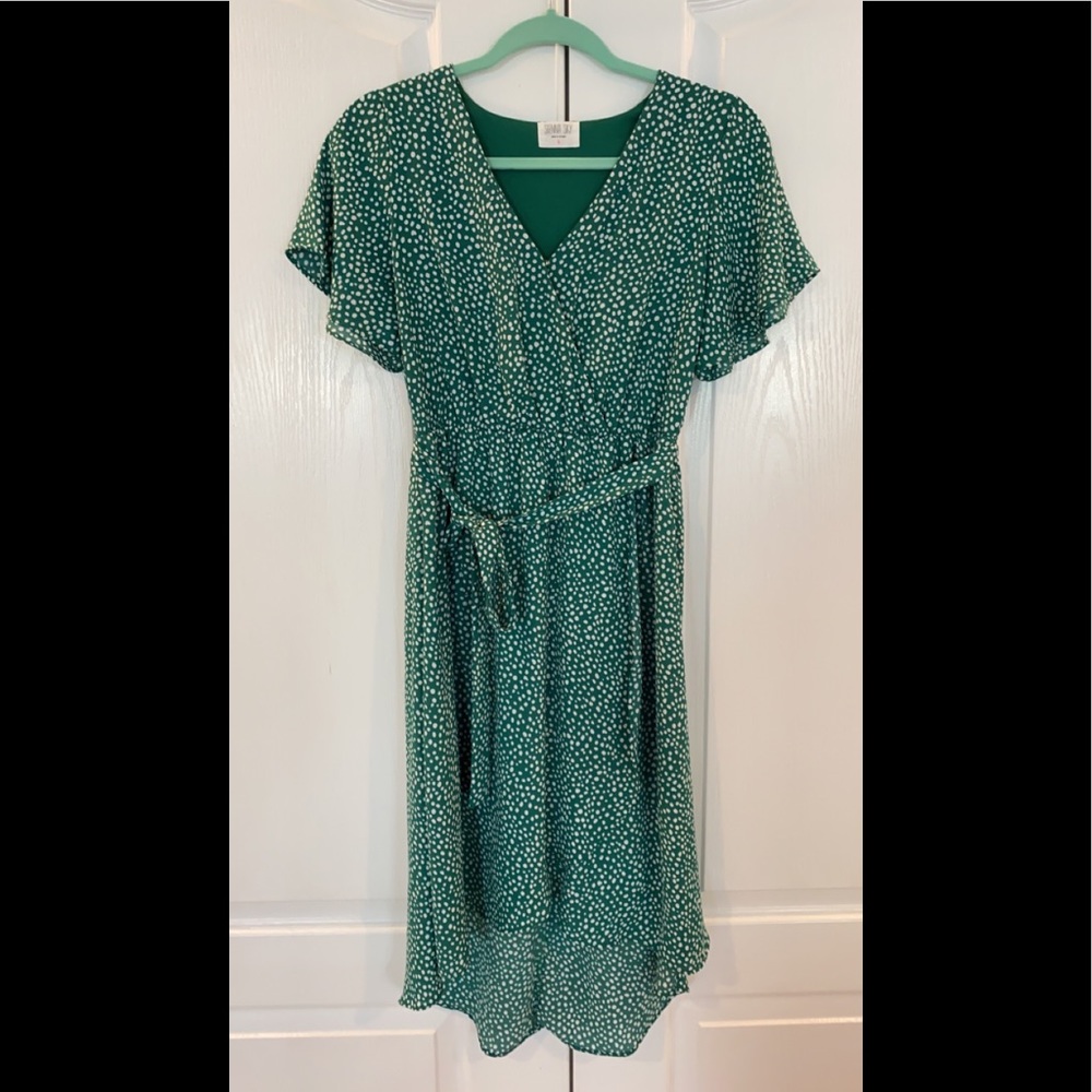 Green Dot Dress